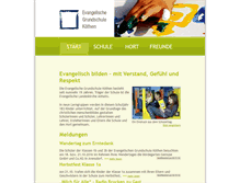 Tablet Screenshot of evgs-koethen.de